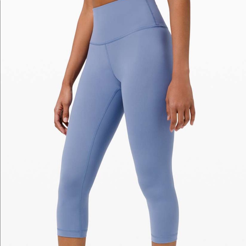 NWOT Lululemon Wunder Train HR Crop 21” Water Drop